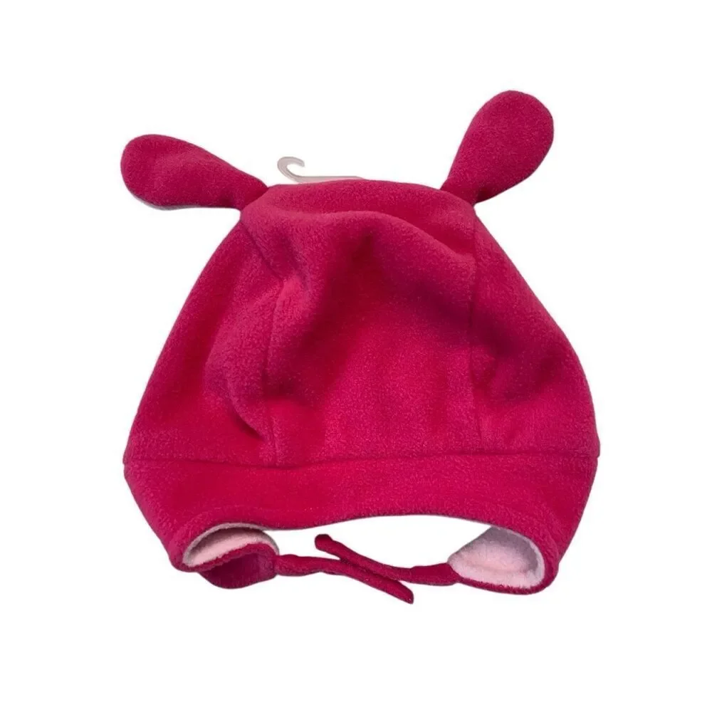 Nwt Childrens Place Infant Bunny Rabbit Fleece Winter Hat 6-12 Months Baby